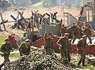 Реконструкция боя Первой мировой войны состоялась на "Линии Сталина"