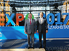 Премьер-министр Беларуси Андрей Кобяков и премьер-министр Казахстана Бакытжан Сагинтаев