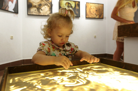 Sand drawings exhibition