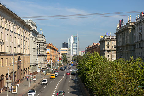 Lenina Street in Minsk