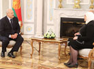 Встреча Александра Лукашенко с  министром социальных вопросов и труда Сирии Римой аль-Кадери