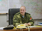 Руководитель учения от белорусской стороны, начальник Генерального штаба - первый заместитель министра обороны генерал-майор Олег Белоконев