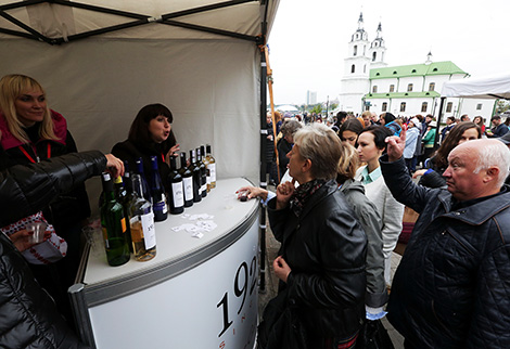 Moldovan wine festival in Minsk