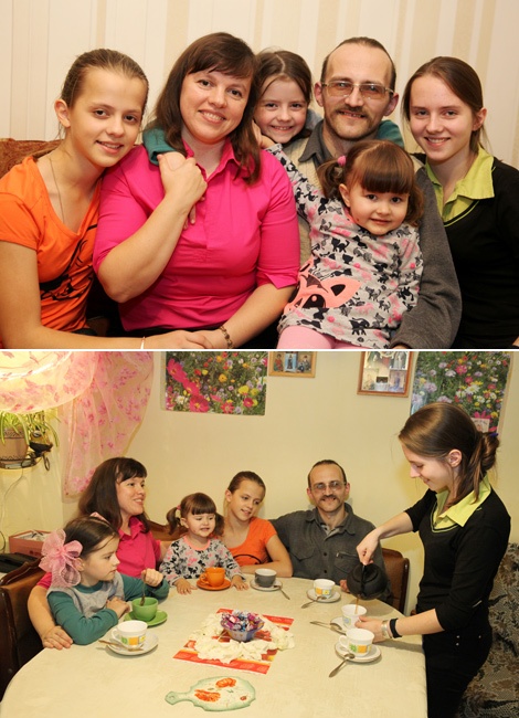 Многодетная семья Ивановых 
