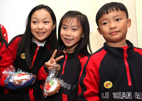 Chinese school students on vacation in Mogilev Oblast