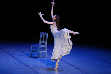 Svetlana Zakharova, the prima ballerina of the Bolshoi Theater of Russia and La Scala of Milan 