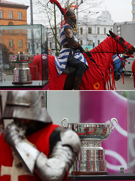Fed Cup trophy on show in Minsk