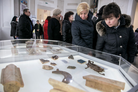 Открытие экспозиции в Коссовском дворце 