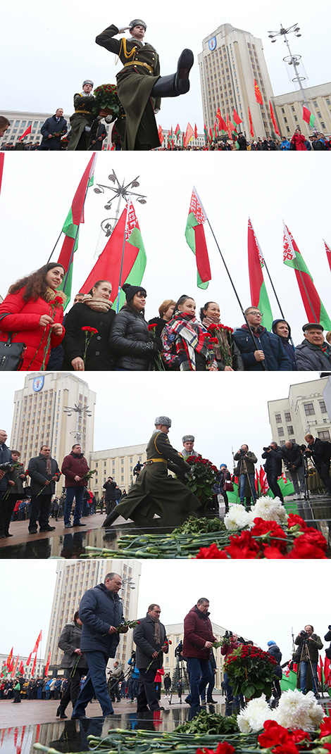 100th anniversary of the October Revolution in Minsk