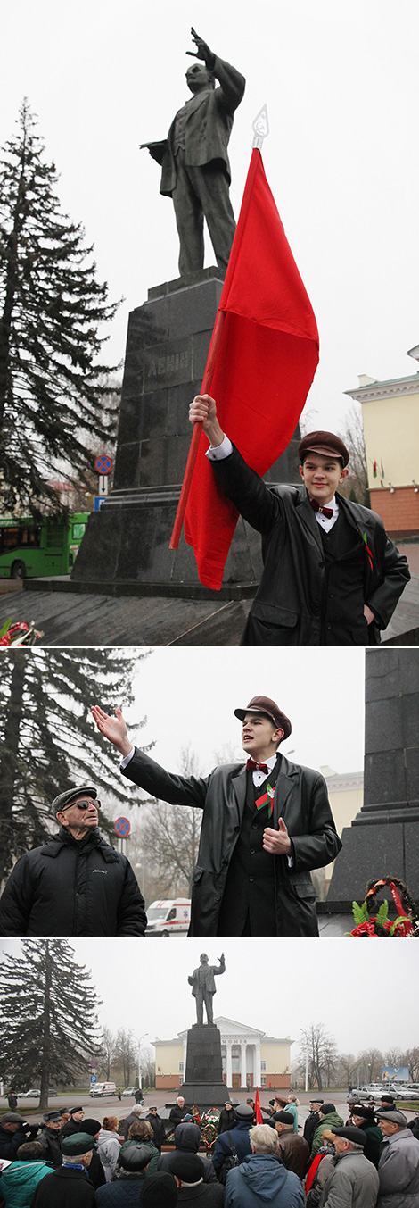 Rally in Vitebsk celebrates 100th anniversary of October Revolution 
