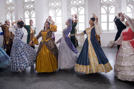 Открытие экспозиции в Коссовском дворце 