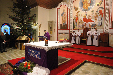 В костеле Рождества Девы Марии в Гомеле