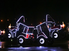Firebreathing Tractors show by MTZ