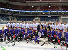 Team of the Belarus President and Olympus team, the bronze medalists of the U15 Golden Puck tournament