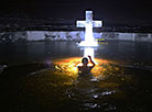 Крещенское купание на Цнянском водохранилище