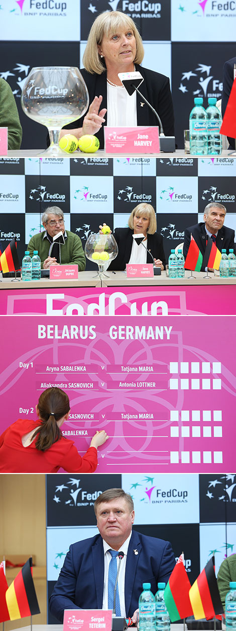 2018 Fed Cup in Minsk: Drawing ceremony 