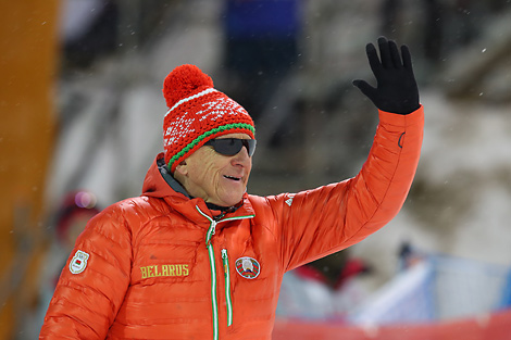 Head coach of the Belarusian aerials national team Nikolai Kozeko