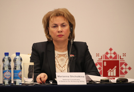 白俄罗斯实现可持续发展目标国家协调员马里安娜•谢特基娜