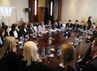 UN Deputy Secretary General Amina J. Mohammed meets with the Belarusian youth