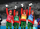 Belarus wins Olympic biathlon women’s relay in PyeongChang