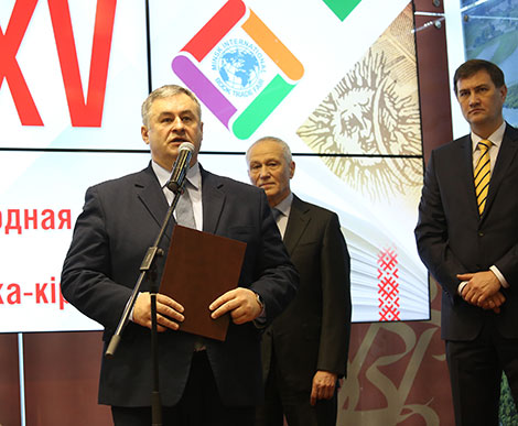 Belarus’ Information Minister Alexander Karlyukevich