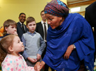 联合国第一副秘书长阿米娜•穆罕默德访问了白俄罗斯共和国残疾儿童康复中心