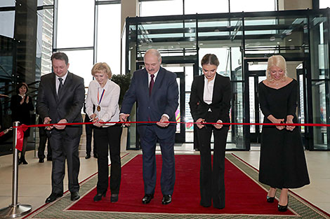 Торжественное открытие Дворца гимнастики в Минске 