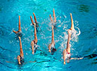 Synchronized swimming competitions in Brest 