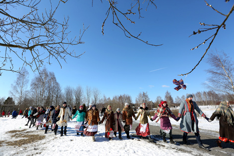 Spring festival in Strochitsy
