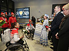 Белорусские паралимпийцы вернулись домой с зимних Игр в Пхёнчхане