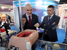 Выставка "Здравоохранение Беларуси": томограф, искусственная кожа и чемоданчики для врачей общей практики
