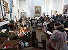 Easter mass at St Joseph Church in Volozhin