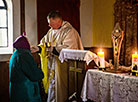 Easter mass at the village of Volochin (Kamenets District)