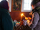 Easter mass at the village of Volochin (Kamenets District)