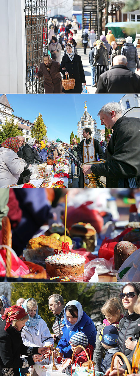 Belarusian Orthodox Christians celebrate Easter 