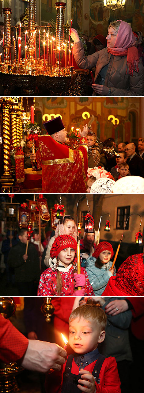 Easter service in the Convent of Saint Nativity of the Blessed Virgin in Grodno