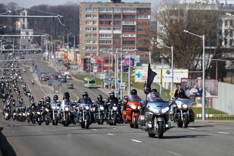 Moto season opens in Minsk