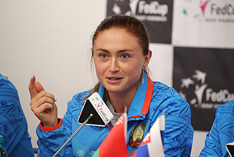 Aliaksandra Sasnovich of Belarus