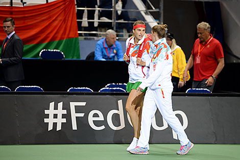 Aryna Sabalenka and Belarus national tennis team’s captain Tatiana Poutchek