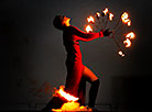 Fire show in Brest