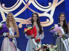 Miss Belarus First Runner Up 2018 Margarita Martynova, Miss Belarus 2018 Maria Vasilevich, Miss Belarus Second Runner Up 2018 Anastasia Lavrinchuk