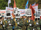 Праздничное шествие ко Дню Победы в Витебске