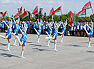 The campaign We Are Proud of Our Motherland in State Flag Square in Minsk