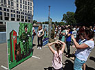 Празднование 100-летия пограничной службы в парке Горького 