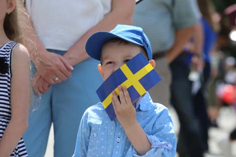 Дзень Швецыі адкрыў сезон нацыянальных свят-2018 у мінскім Верхнім горадзе