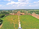 Ружанский дворец с высоты