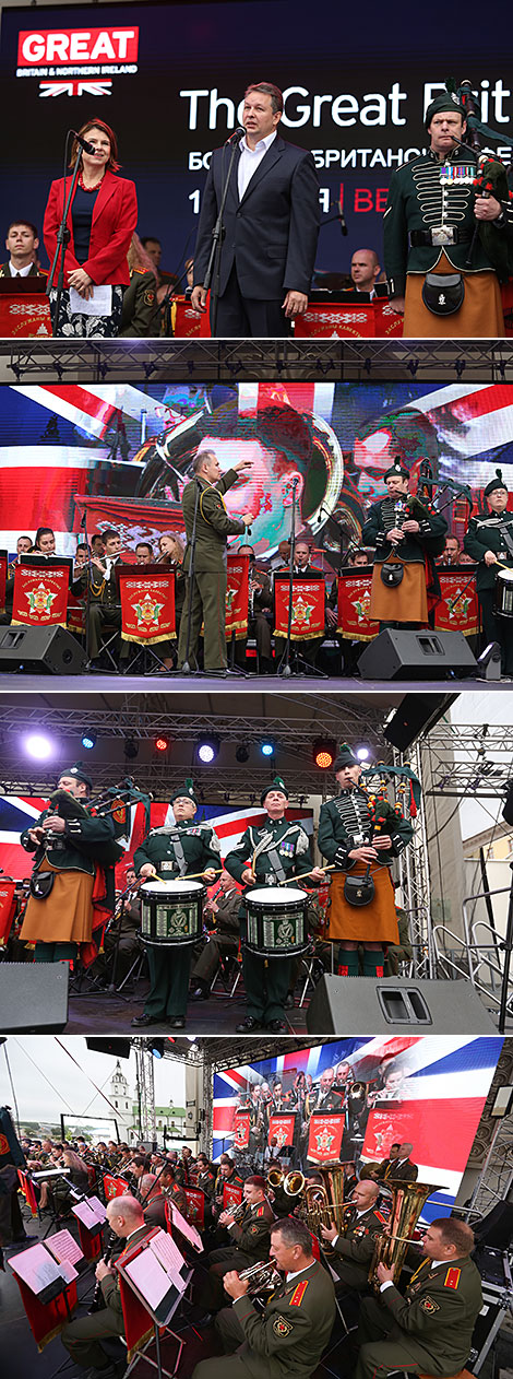 Great British Festival opening ceremony in Minsk