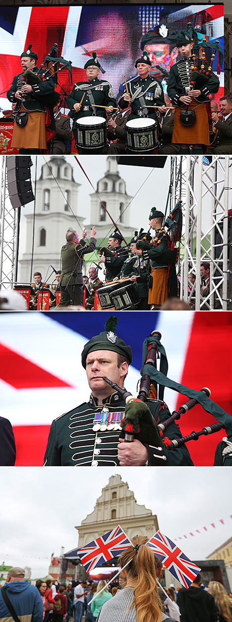 Bagpipers of the Second Royal Irish Regiment