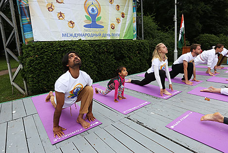 День йоги в Минске