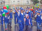Праздничное шествие в Могилеве
